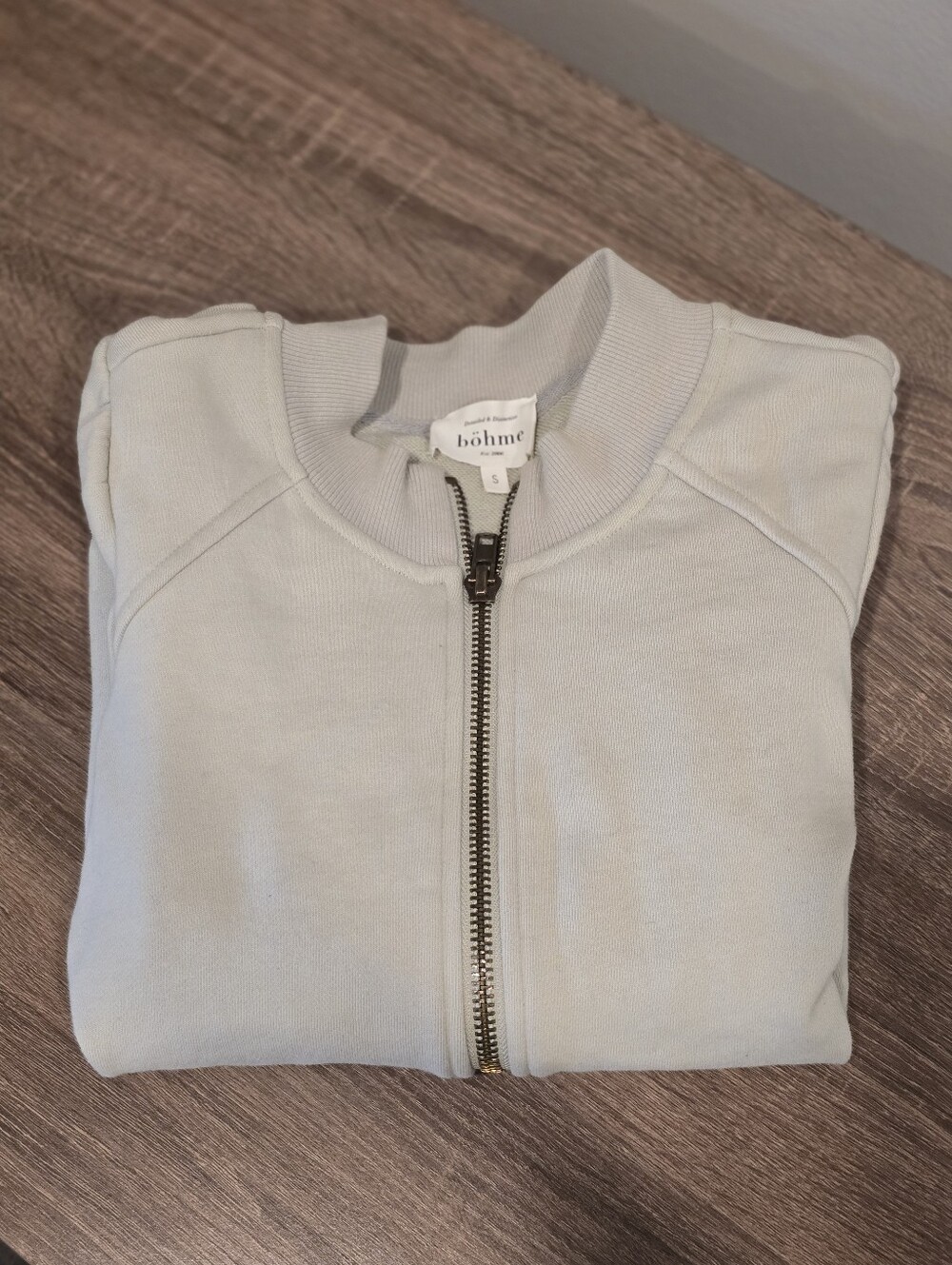 Bohme Sage Green Zip-Front Women's Jacket